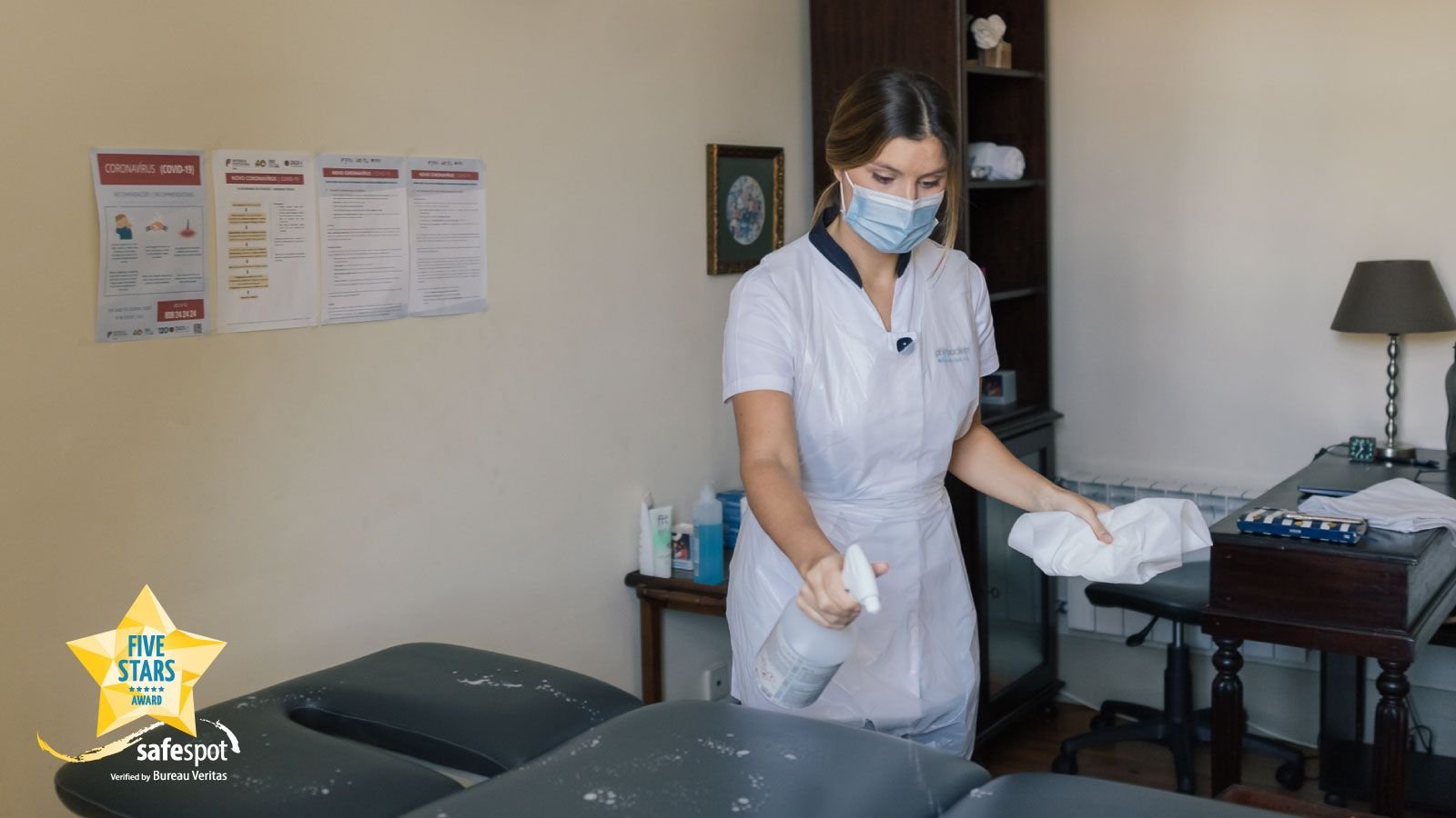 Physioclem recebe selo FIVE STARS | SAFE SPOT